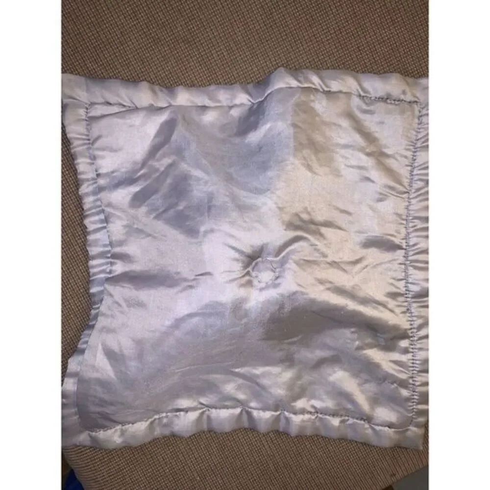 Infant Carter's Grey Soft & Silky Plush Elephant‎ Lovey Security Blanket